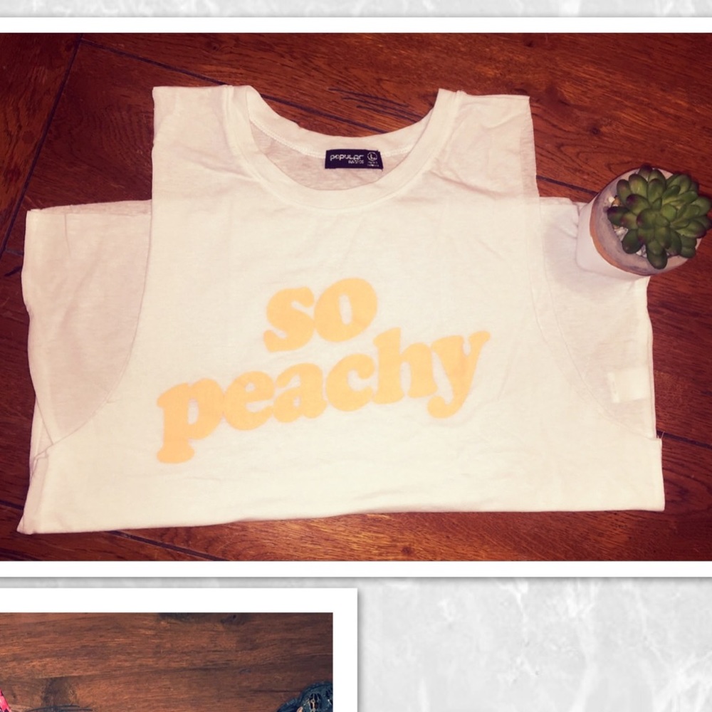 So peachy 🍑 tank
